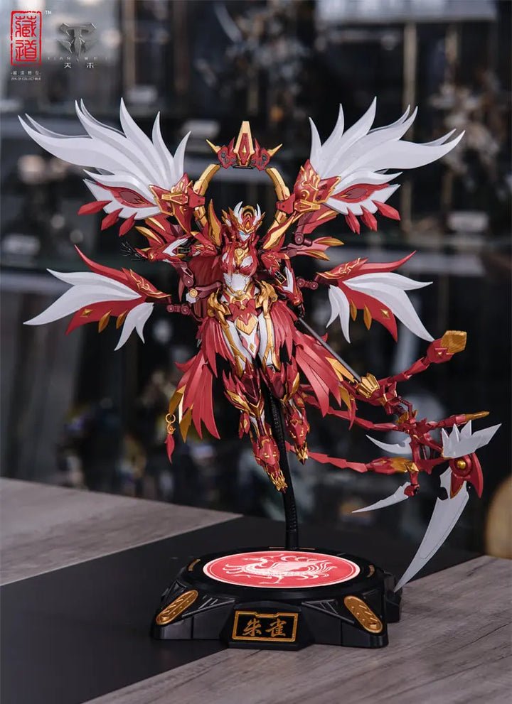 In Stock DMHTOY ZEN OF COLLECTIBLE CD-03 1/72 Rosefinch Zhu Que 10 Inch Alloy Die Casting Frame Action Figure