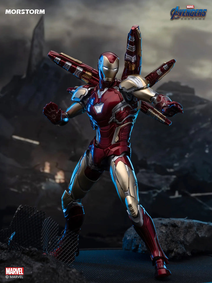 DMHTOY In Stock Morstorm Marvel Avengers Endgame Iron Man MK85 Plastic Model Kit