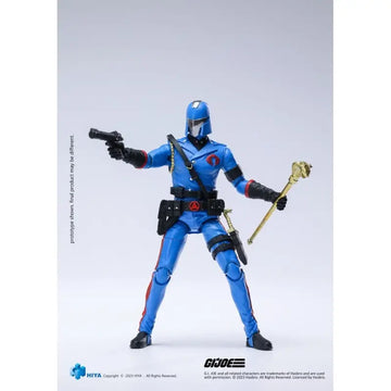 DMHTOY Pre order HIYA GIJOE Cobra Commander 1/18 Action Figure Exquisite Mini