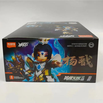 DMHTOY In Stock Bloks Hero Zhangfei Liubei Yangjian Assembly Model Kit