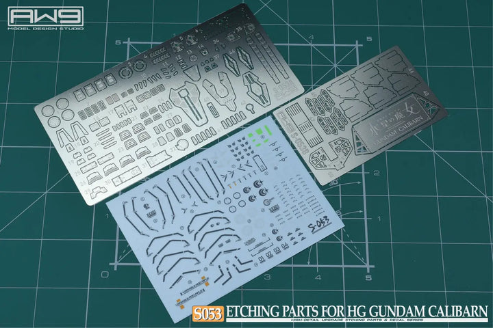 In Stock AW9 Studio Decal Series Etching Parts For HG Gundam Calibarn Model Kit