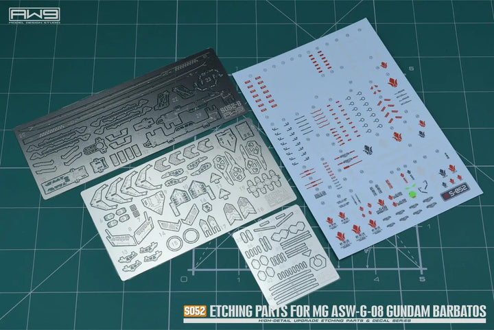 In Stock AW9 Studio Decal Series Etching Parts For MG ASW-G-08 Gundam Barbatos Model Kit