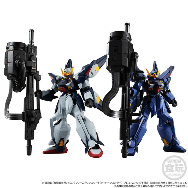 DMHTOY In Stock Bandai Mobile Suit Gundam G Frame FA Full Armor LRX-077 Sisquiede Mono-eye Gundam Model Kit