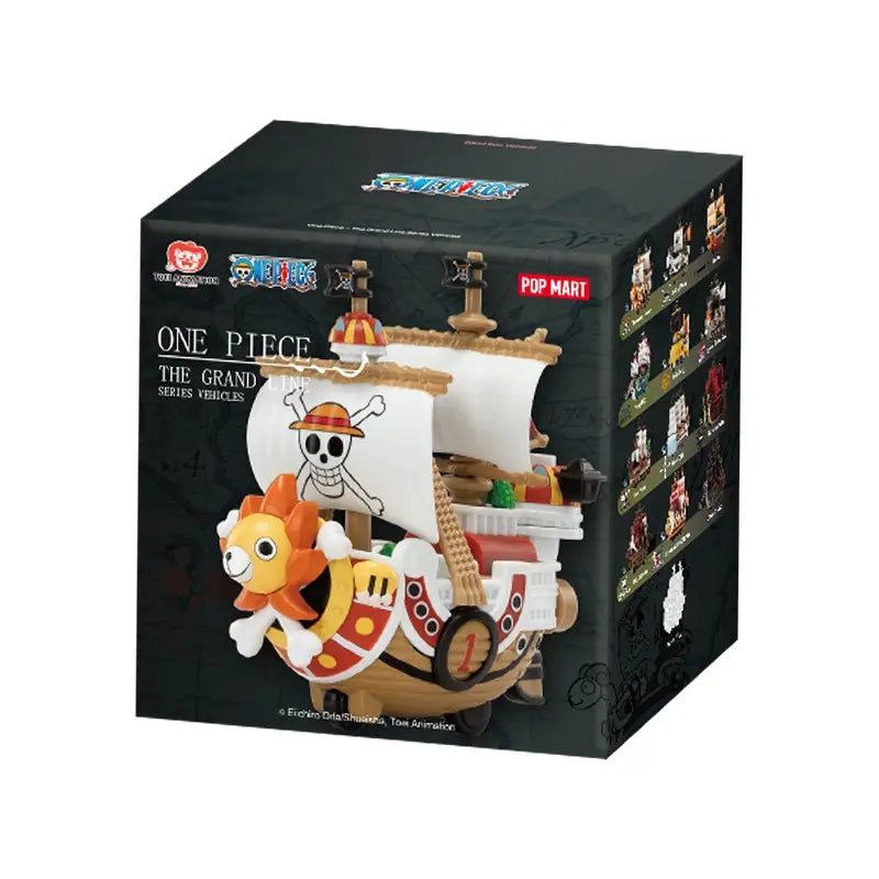 DMHTOY Popmart One Piece Vynyl Figures Blind Box The Grand Line Series Vehicles