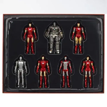 DMHTOY ZD Toy MARVEL Iron Man MK1 MK2 MK3 MK4 MK5 MK6 MK7 4" Action Figure