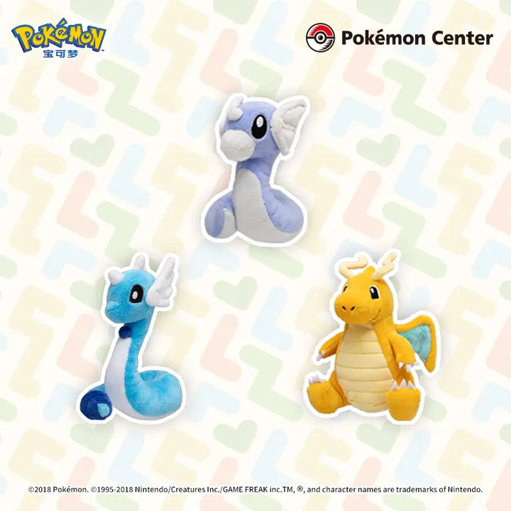 DMHTOY Pokemon Palm Series Mewtwo Mew Articuno Dragonite Plush Toys