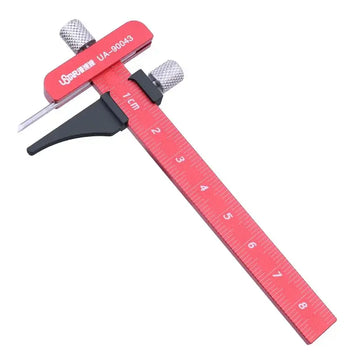 DMHTOY Ustar Aluminum Alloy Carving Ruler T Square Ruler Model Tools