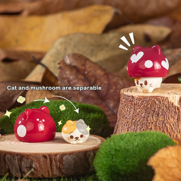 DMHTOY ChocoTeddy 22mm Mushroom Cat Blind Bag