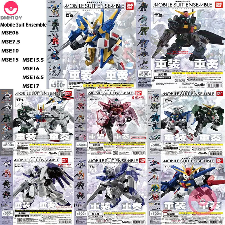 DMHTOY In Stock Bandai Mobile Suit Ensemble MSE6 MSE7.5 MSE10 MSE15 MSE15.5 MSE16 MSE16.5 MSE17 Gundam Mini Figure