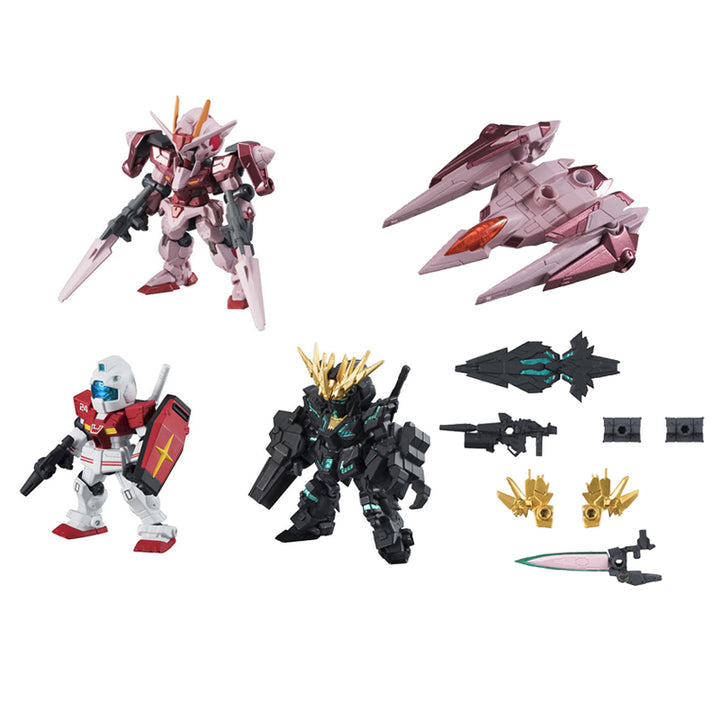 DMHTOY In Stock Bandai Mobile Suit Ensemble MSE2.5 RGM-79 Banshee 5pcs Set Mini Figure