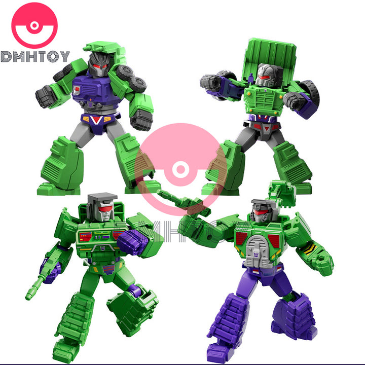 DMHTOY Bloks Transformers Heavy Metal War Devastator Mixmaster Scavenger Bonecrusher Long Haul Action Mini Figure