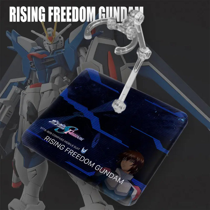 DMHTOY In Stock Plexiglass Customization Base for the Robot Spirits Rising Freedom Immortal Justice