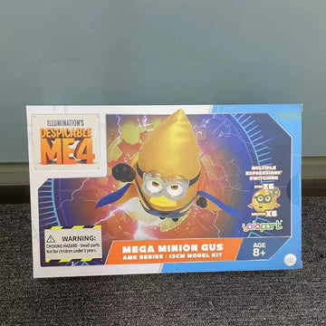 DMHTOY Yolopark Despicable Me 4 AMK Mega Minion Jerry Mel Gus Tim Dave Model Kit