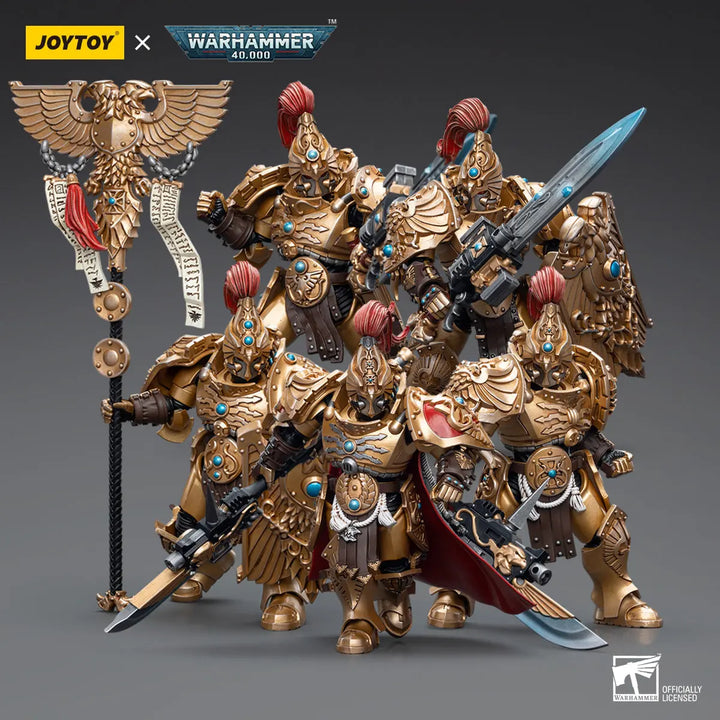 DMHTOY In Stock Joytoy Warhammer 40K Adeptus Custodes Custodian Guard 1/18 Scale Action Figure