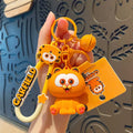 DMHTOY Garfield Family Cute Garfield Odie Keychain