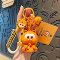 DMHTOY Garfield Family Cute Garfield Odie Keychain