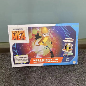 DMHTOY Yolopark Despicable Me 4 AMK Mega Minion Jerry Mel Gus Tim Dave Model Kit