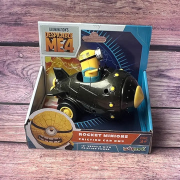 DMHTOY Yolopark Despicable Me 4 DM4 Minions Racer Friction Car