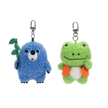 DMHTOY Mofy Kerry&Mogu Frog Mole Animal Plush Keychain