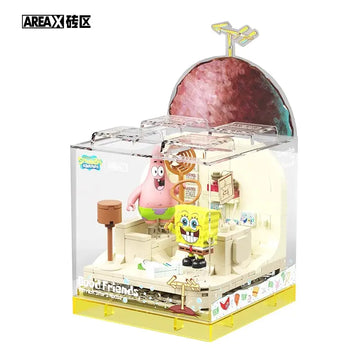 DMHTOY In Stock AREAX SpongeBob SquarePants Building Blocks