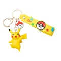 DMHTOY Funsm Pokemon GENGAR JIGGLYPUFF PIKACHU PLUSLE MINUN MEOWTH Keychain