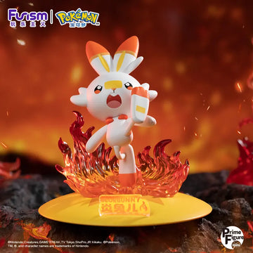 DMHTOY In Stock Funsm Pokemon GENGAR SYLVEON SCORBUNNY PIKACHU Mini Prime Figure