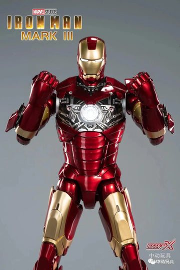 DMHTOY In Stock ZD Toy Marvel 7"/14" Iron Man MK3 1/10 Action Figure