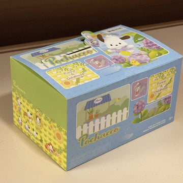 DMHTOY Sanrio Pochacco Flower & Childhood Series Blind Box Mini Figure Gift