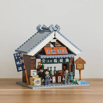 DMHTOY Little Japan Street Scene Mini Building Blocks