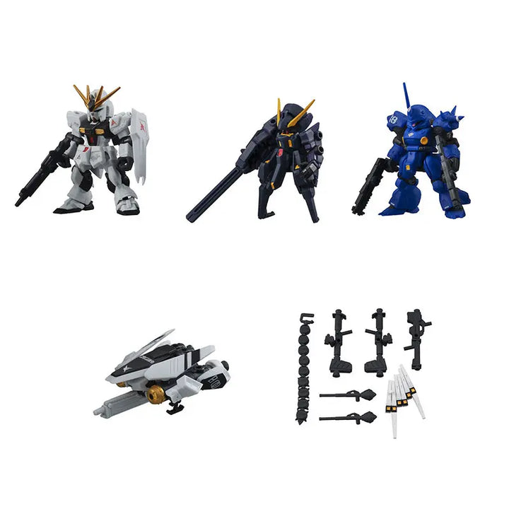 DMHTOY In Stock Bandai Mobile Suit Ensemble MSE4.5 5pcs Set vGundam Mini Figure