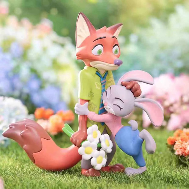 DMHTOY Zootopia Flowers World Series Judy Nick Flash Benjamin Blind Box