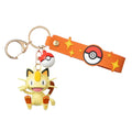 DMHTOY Funsm Pokemon GENGAR JIGGLYPUFF PIKACHU PLUSLE MINUN MEOWTH Keychain