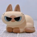 DMHTOY Siamese Cat Azukisan's Daily Life Flocking Plush Blind Box