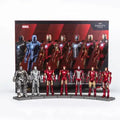 DMHTOY ZD Toy MARVEL Iron Man MK1 MK2 MK3 MK4 MK5 MK6 MK7 4" Action Figure