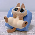 DMHTOY Siamese Cat Azukisan's Daily Life Flocking Plush Blind Box