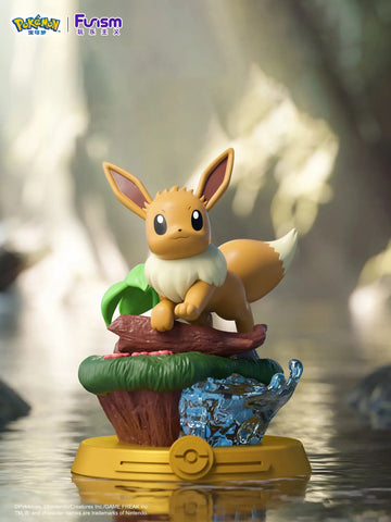 DMHTOY Funsm Pokemon Eevee Family Sylveon Umbreon Glaceon Jolteon Leafeon Mini Figure