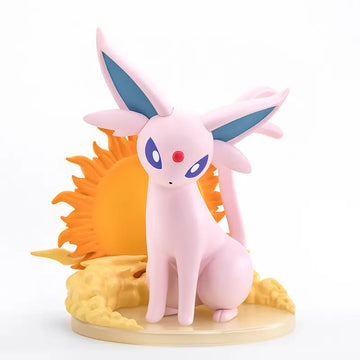 DMHTOY Funsm Pokemon Psyduck Slowpoke Pikachu Eevee Gengar Mimikyu Mini Figure