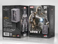 DMHTOY ZD Toy MARVEL Iron Man MK1 MK2 MK3 MK4 MK5 MK6 MK7 4" Action Figure