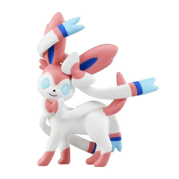 DMHTOY Pokemon Center MONCOLLE Series Vaporeon Sylveon Vaporeon Figure