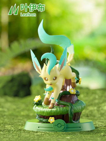 DMHTOY Funsm Pokemon Eevee Family Sylveon Umbreon Glaceon Jolteon Leafeon Mini Figure