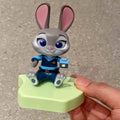 DMHTOY Zootopia Sit Series Judy Nick Mr.Big Flash Figurines Blind Box