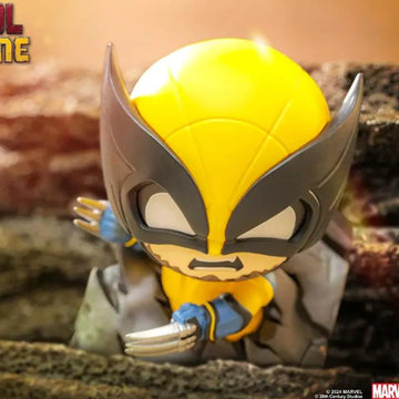 DMHTOY HotToys Marvel Headpool&Wolverine Cosbi Bobble-Head Collection Blind Box