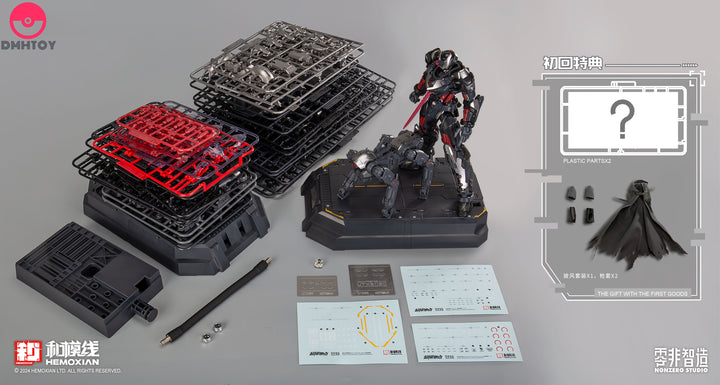 DMHTOY In Stock HEMOXIAN & Over Zero UTX-6030 TASTIER Plastic Assembly Model Kit