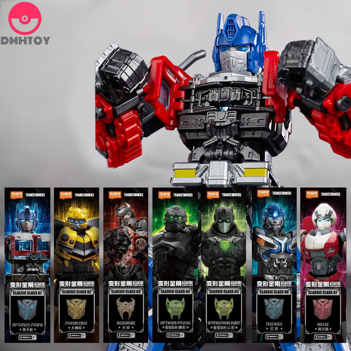 DMHTOY Bloks Transformers Optimus Prime Bumblebee Scourge Optimus Primal Beasts Mode Model Kit